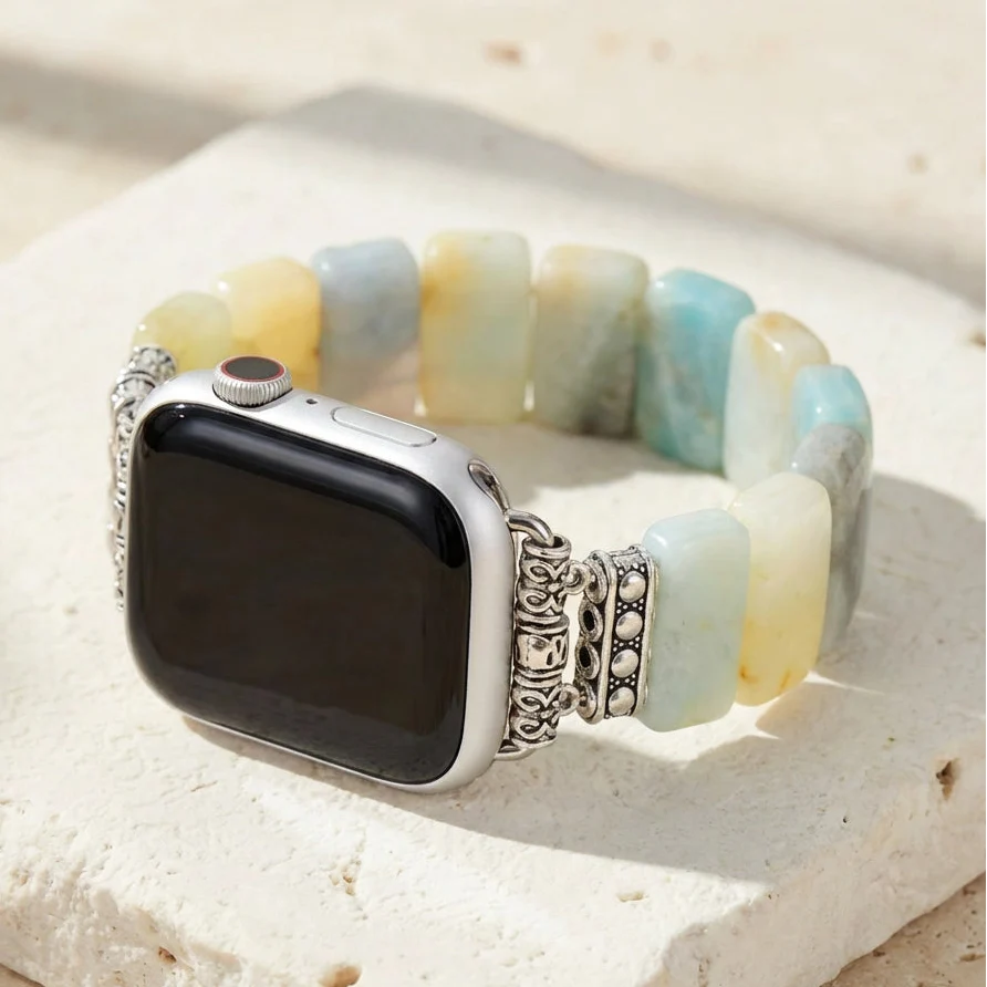 Bracelet Apple Watch Harmony — L'équilibre des énergies en 5 pierres