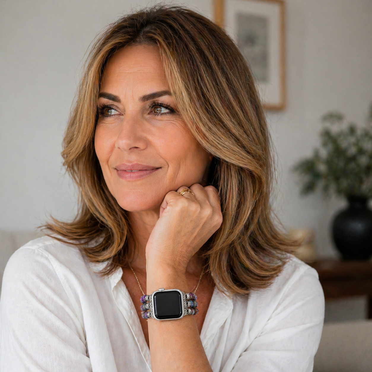 Bracelet Apple Watch Jaspe — Ancrage & Vitalité