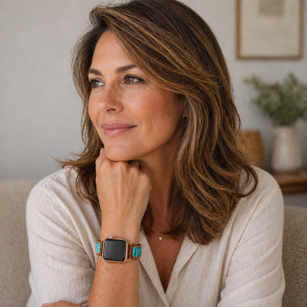 Bracelet Apple Watch Turquoise — Protection & Équilibre