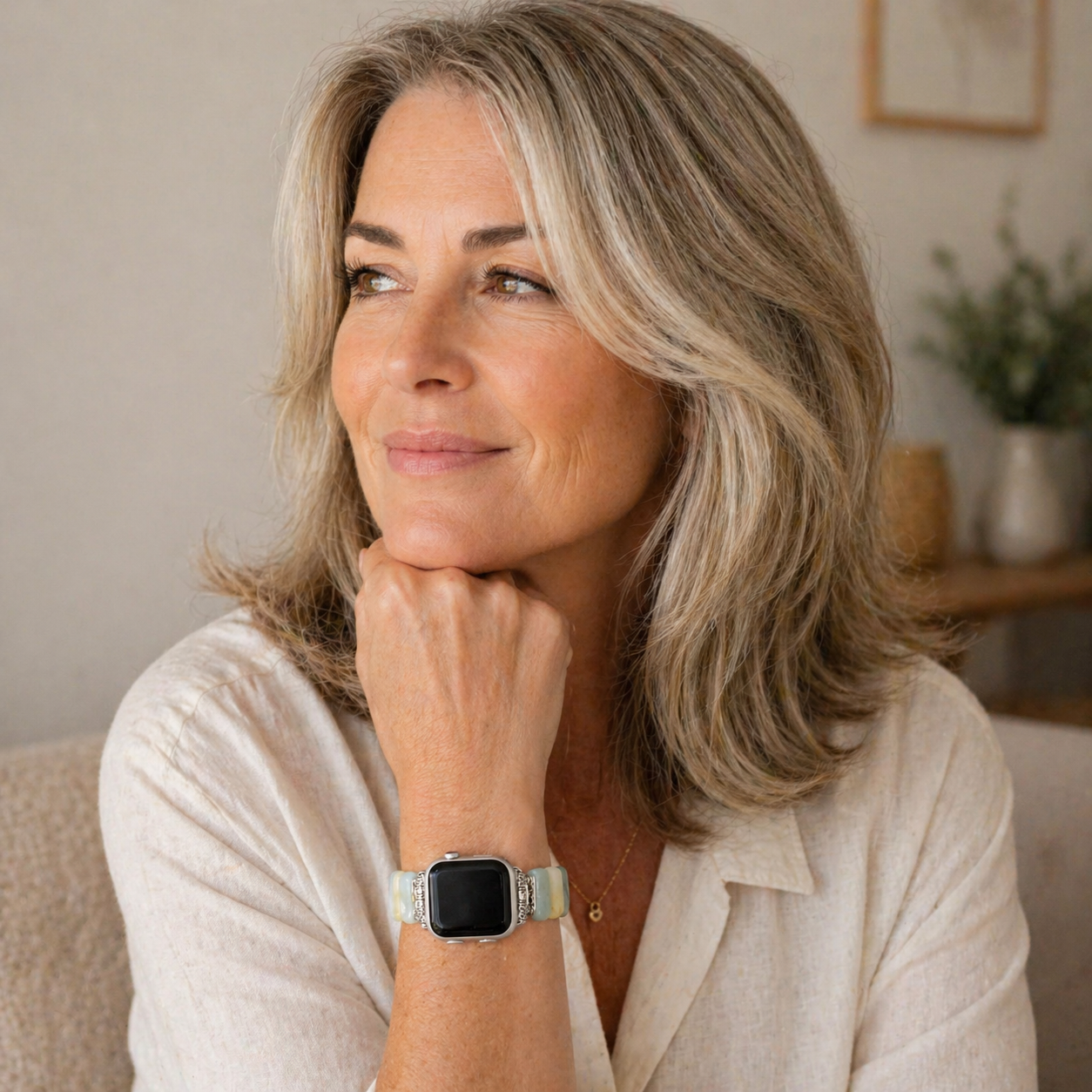 Bracelet Apple Watch Harmony — L'équilibre des énergies en 5 pierres