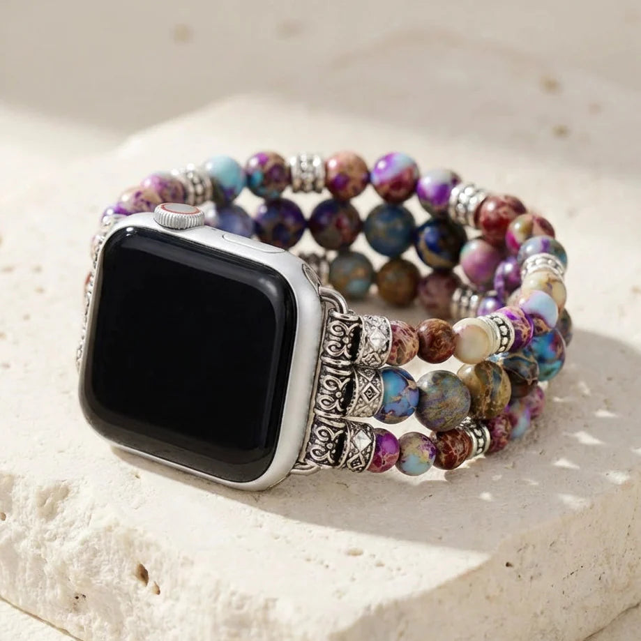 Bracelet Apple Watch Jaspe — Ancrage & Vitalité
