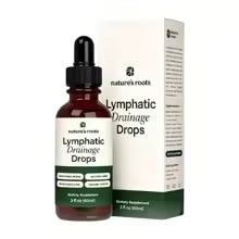 Lymphatic Drainage Drops 60ml, Nature's Roots Herbal Supplement, Edema Relief, Natural Detox & Swelling Reduction