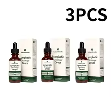Lymphatic Drainage Drops 60ml, Nature's Roots Herbal Supplement, Edema Relief, Natural Detox & Swelling Reduction