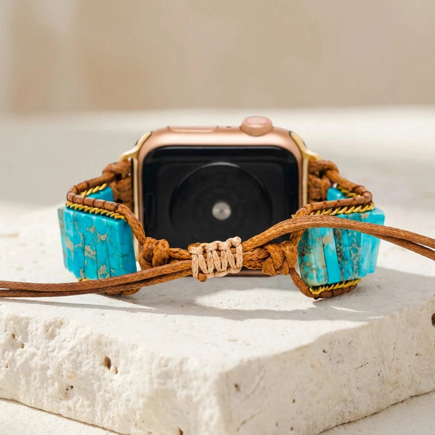 Bracelet Apple Watch Turquoise — Protection & Équilibre
